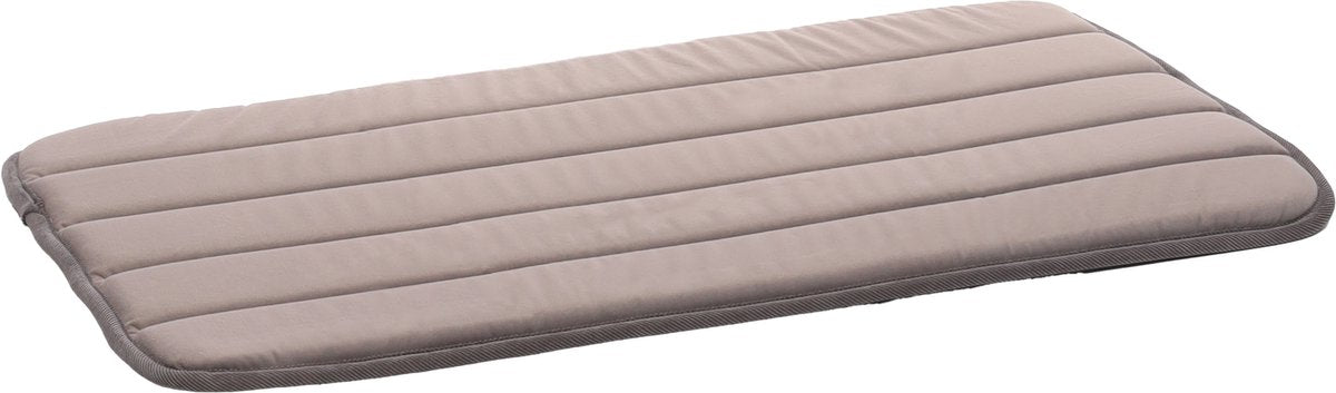 Flamingo-Hundekissen – Hundekorb – orthopädisches Xana rechteckig taupe s – 70,5 x 41,5 cm – Memory-Schaum – bequeme Liegefläche – perfekt für Hundebox