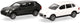 Herpa Porsche Cayenne Turbo, grün weiß (Mini-Kit 2 Stk.)