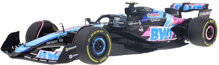 Keine Automarke Alpine A524 Solido Modellauto 1:18 2024 Pierre Gasly BWT Alpine F1 Team S1814002 Monaco GP