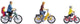 Noch 15909 h0 Familien-Radtour-Figuren, Fertigmodell