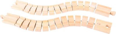 Bigjigs Holzschienen flexibel, 2st.