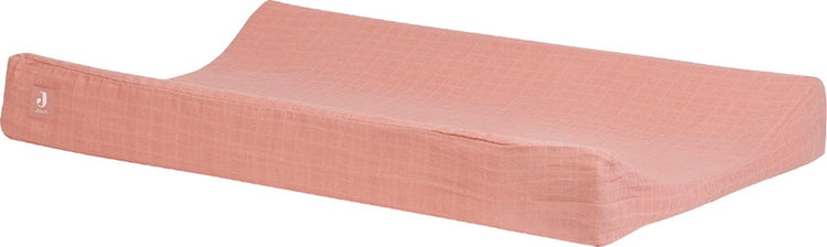 Jollein Wickelauflagenbezug, faltig, 50 x 70 cm – Palisander