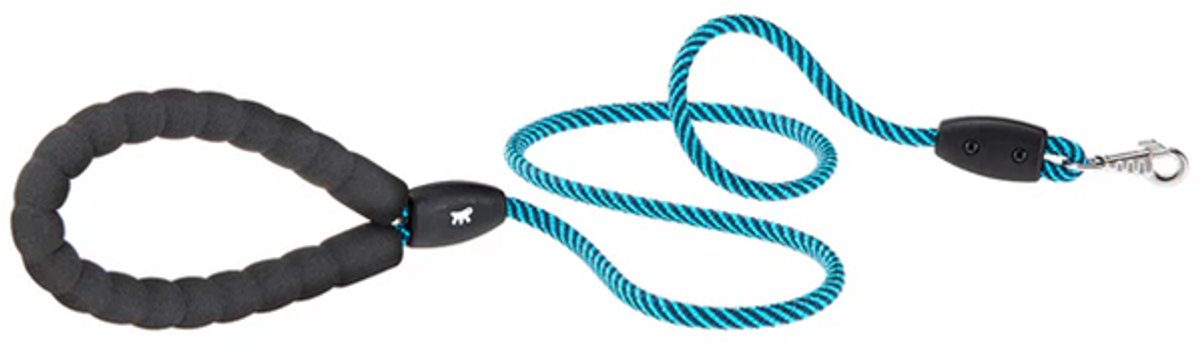 Ferplast Sport Extreme Hundeleine Hundeleine – Nylon – Blau – M – Durchmesser: 8 mm – Länge: 120 cm – geeignet für mittelgroße Hunderassen
