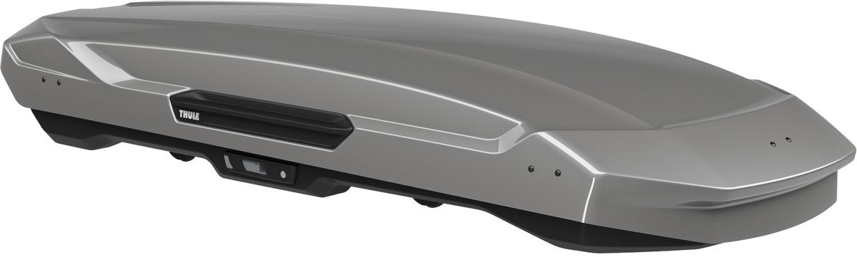 Thule Motion 3 XL Low Titan glänzend – Dachbox – 2-seitig zu öffnen – 75 kg Tragkraft – 400 l Fassungsvermögen