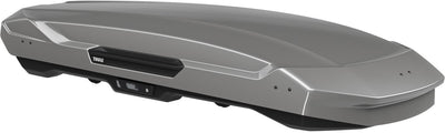 Thule Motion 3 XL Low Titan glänzend – Dachbox – 2-seitig zu öffnen – 75 kg Tragkraft – 400 l Fassungsvermögen