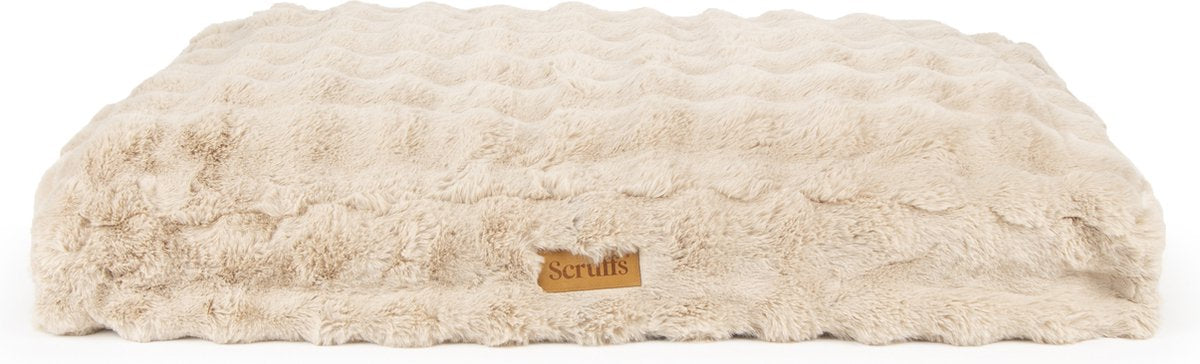 Scruffs – Alpenmatratze – Hundekissen – Champagner – XL 120 x 75 cm