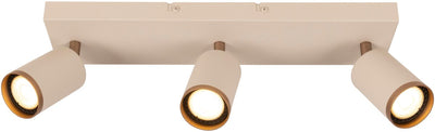 Lucide Regina - Deckenstrahler (Deckenleuchte) - 3xGU10 - Taupe | wesentlich