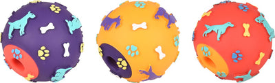 Hundespielzeug Flamingo – Snackball Stier ø11cm – befüllbarer Snackball für Hunde – interaktives Hundespielzeug