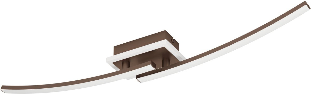Eglo Lungolago Deckenleuchte - LED - 75 cm - Bronze | weiß - dimmbar