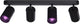 Calex Smart Deckenleuchte – 4-flammig – Smart Aufbaustrahler – oval – Schwarz
