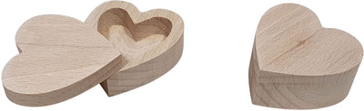 Schmuckschachtel Herzform Buche Holz
