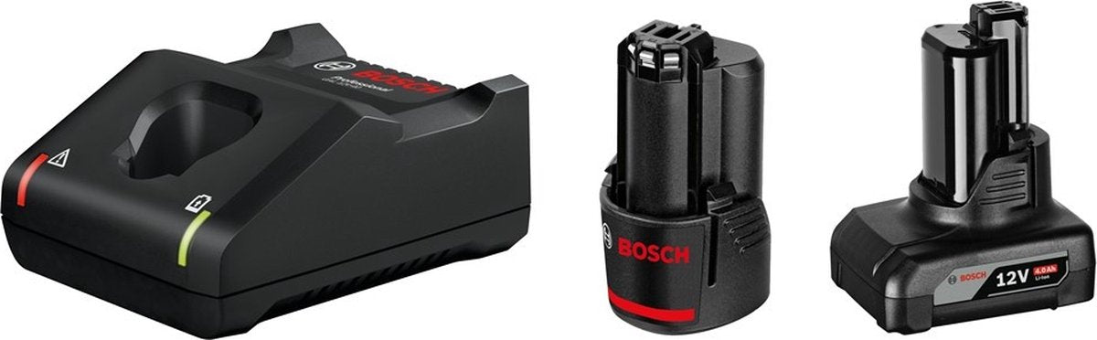 Bosch Profi-Batterie-Starterset 12 V 2,0 Ah + 4,0 Ah – 1600a01nc9