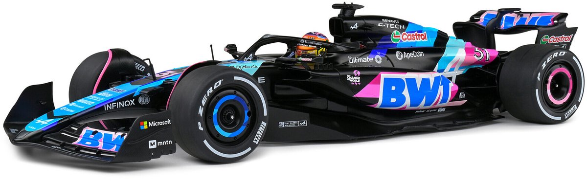 Formel 1 Alpine F1 Team A524 #31 Miami GP 2024 – 1:18 – Solido