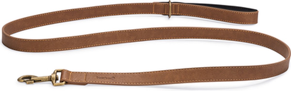 Beeztees Balacron-Axt – Hundeleine – Kunstleder – braun – 180 x 2 cm