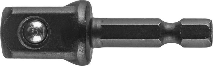 Graphit 56h556 – Adapter – 1 4 Zoll Sechskant auf 1 2 Zoll Vierkant – S2-Stahl – für schwere Arbeiten