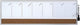 Nobo Whiteboard-Wochenplaner – Wochenplaner magnetisch – 585 x 190 mm – Naturbraun – ideal für das Home-Office