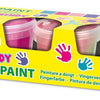 SES Fingerfarbe trendige Farben, 4x110ml