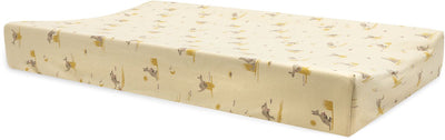 Jollein Wickelauflagenbezug – 50 x 70 cm – wolkige Rippe – Kangaroots