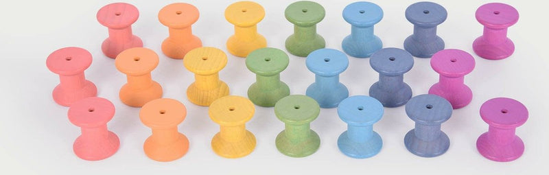 Tickit® Regenbogen-Holzspulen