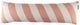 Vtwonen Bold Long Dekokissen – 30 x 90 cm – Pfirsich