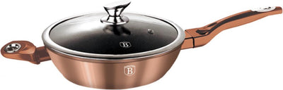 Berlinger Haus Metallic-Serie – Granit-Bratpfanne – 24 cm – Soft-Touch-Griff – Induktion