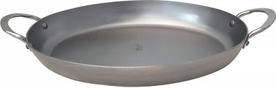 Debuyer de Buyer Mineral B Bräter oval 36 cm – Bratpfanne – Stahlblech – PFAS-frei