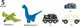 Brio World Dinosaurier-Batteriezug – Zug mit Batterie