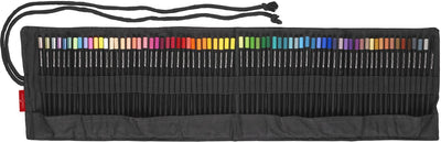 Faber-Castell Buntstift Black Edition – 72 Stück im Rolletui – Schwarz – FC-116418