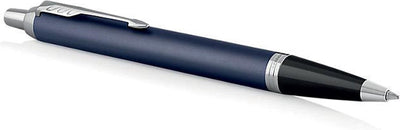 Parker im Kugelschreiber | mattblau | mittlere Spitze mit blauer Tinte | mit Geschenkbox