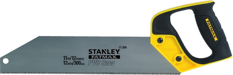Stanley Handwerkzeuge Fatmax PVC-Handsäge 300 mm – 11 t Zoll – 2-17-206