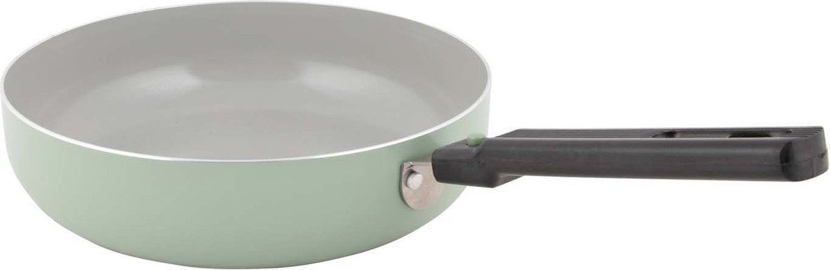 Bo-Camp - Bratpfanne - Sprint Eco - abnehmbarer Griff - ø 24 cm - Grün