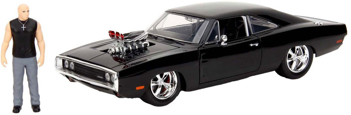 Jada Toys Jada Fast Furious 1970 Dodge Charger und Figur im Maßstab 1:24