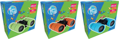 Eddy Toys Spielzeug-Fernglas mit Trageband – Spielzeug für Outdoor- und Abenteuerspiele – 1 zufällige Farbe