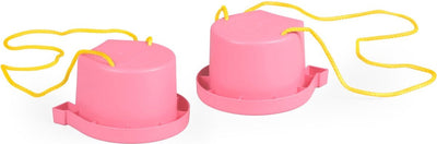 Pink Walking Spulbins mit Hufeisendruck