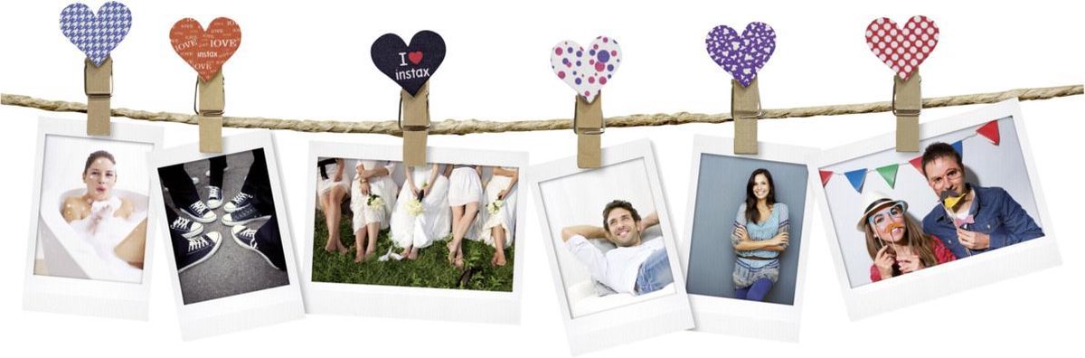 Fujifilm Instax Heartclips 10-teiliges Set