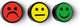 Smit visueller Magnet Smiley 35mm grün 5 Stück