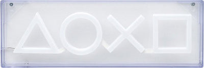 Paladone Playstation Icons LED-Neonlicht – Offiziell lizenziertes freistehendes oder an der Wand montierbares Lichtschild – Spielzimmerzubehör und Dekoration für Gamer –