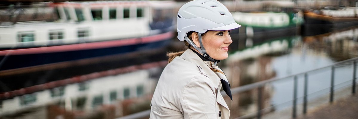 Polisport Helm E'City Crèmewit M 55-58 cm Geschwindigkeit Pedelec