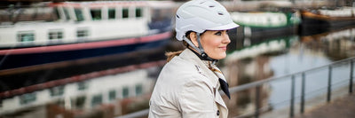 Polisport Helm E'City Crèmewit M 55-58 cm Geschwindigkeit Pedelec