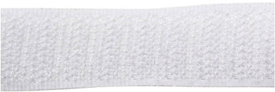 Kreativfirma Klettverschluss und LUS -Verschluss, B: 20 ​​mm, weiß, 5 m 1 Roll