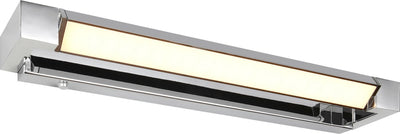 Trio fabrizio - Wandleuchte - Chrom - inkl. 1x SMD 9 W - Sensordimmer - schwenkbar - Wandmontage - nicht extern dimmbar - Memoryfunktion - Dip - Schalter - Badezimmerbeleuchtung