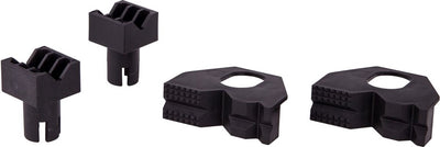 Wolfcraft - Spannbacken-Set für Flach- und Rundspannung für Arbeitstisch - Arbeitsplattenklemme - Werkbankklemme - 6174000