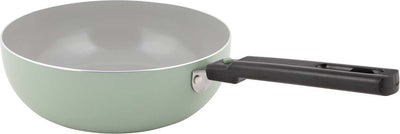 Bo-Camp - Wokpfanne - Sprint Eco - abnehmbarer Griff - ø 24 cm - Grün