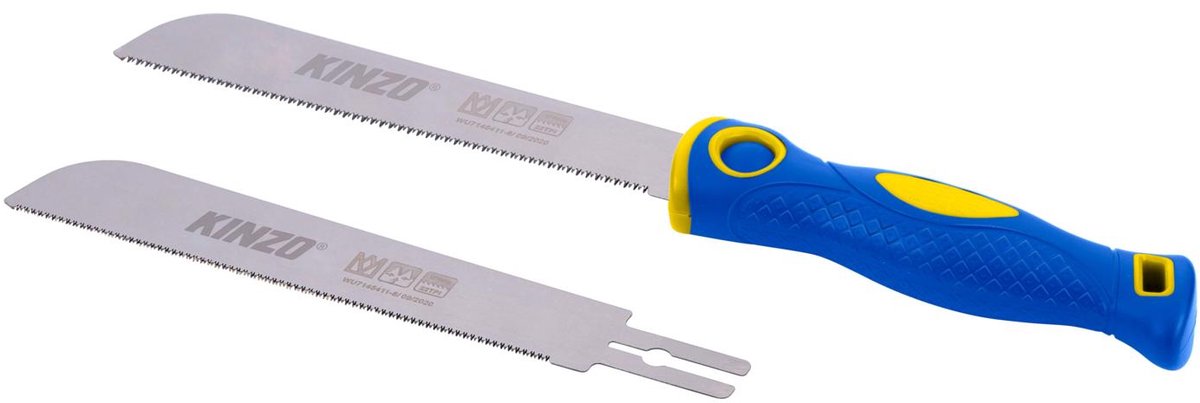 Kinzo Japansägen-Set 3-teilig – Präzisionssäge mit austauschbaren Sägeblättern – 17 22 TPI – Handsäge für Holz und Kunststoff – 170 mm