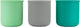 Pura my-my™ - Silikon - Trinkbecher - 3er-Pack - Mint, Grau und Moos