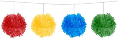 Farbiger Pompom Slinger