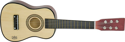 Vilac Holzgitarren-Musikspielzeug Natur mit Ersatzsaiten.