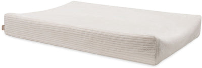 Jollein Wickelauflagenbezug – 50 x 70 cm – wolkige Rippe – Haferflocken