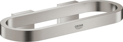 Grohe Selection Handtuchring oder Halter für Seifenschale und Duschwanne – Supersteel (Edelstahloptik) – 41035dc0