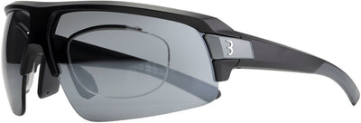 Bbb Cycling Impulse Optic verschreibungspflichtige Fahrradbrille – Dioptrien –6 bis +6 – biobasierter Grilamid-Rahmen – mattschwarz – Bsg-71